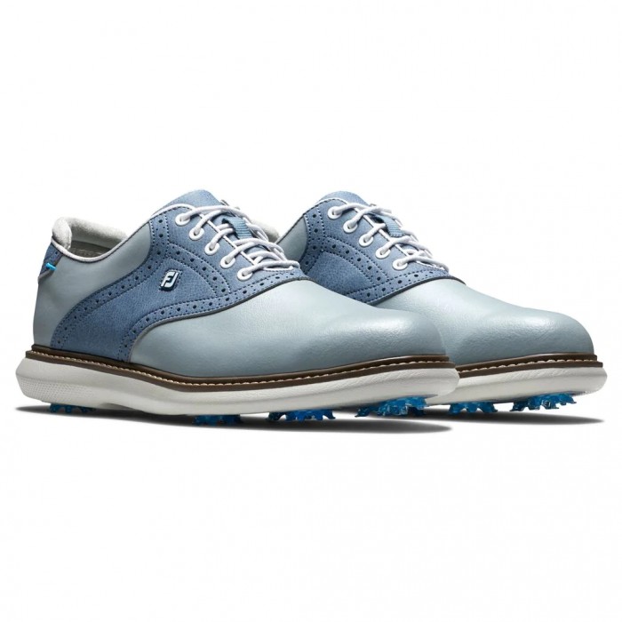 Zapatos Golf Con Pinchos Footjoy Traditions Hombre Gris Azules | ES6183290