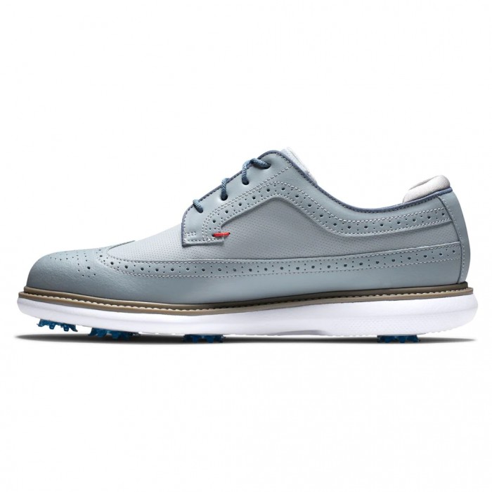 Zapatos Golf Con Pinchos Footjoy Traditions - Shield Tip Hombre Gris | ES7069431