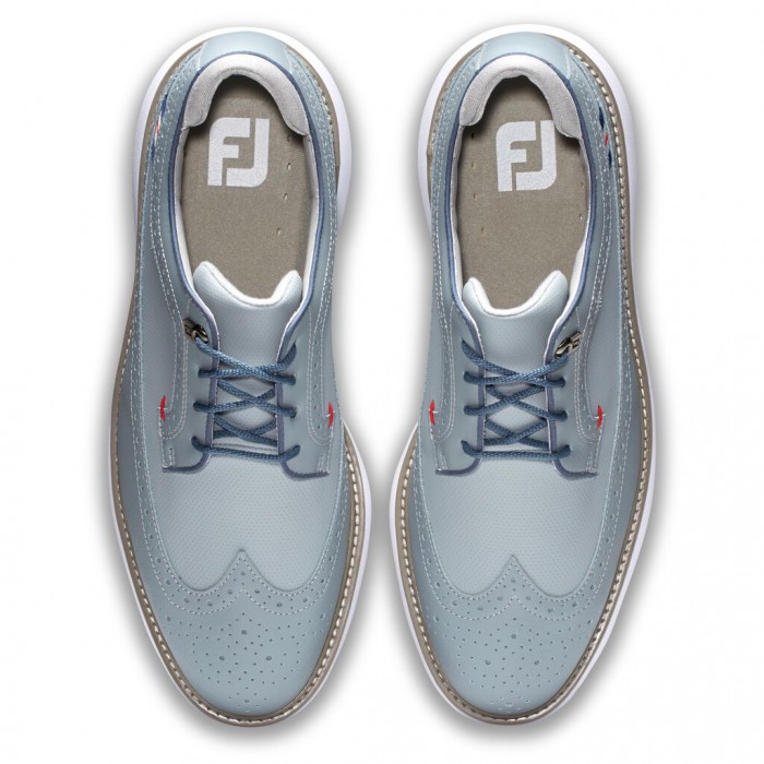 Zapatos Golf Con Pinchos Footjoy Traditions - Shield Tip Hombre Gris | ES7069431