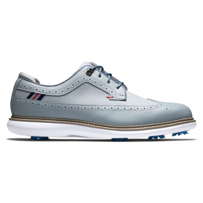 Zapatos Golf Con Pinchos Footjoy Traditions - Shield Tip Hombre Gris | ES7069431