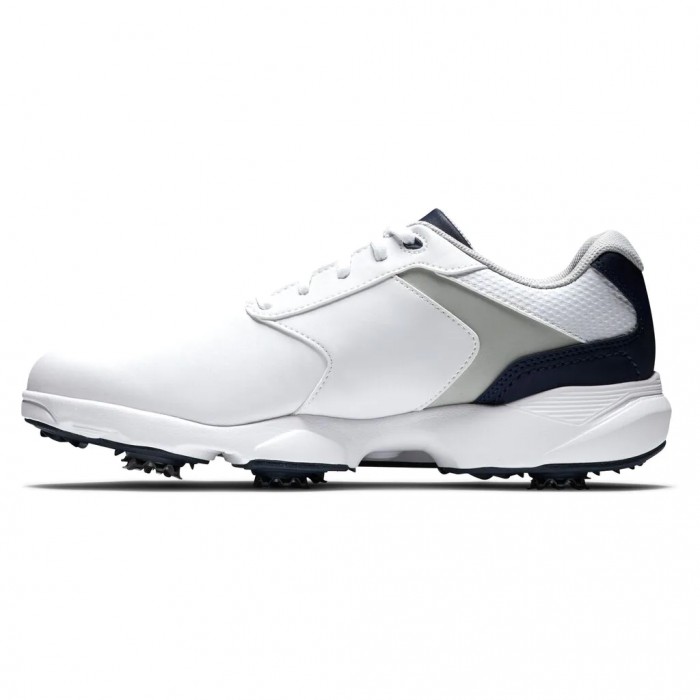 Zapatos Golf Con Pinchos Footjoy eComfort Hombre Blancas Gris Azul Marino | ES0651423