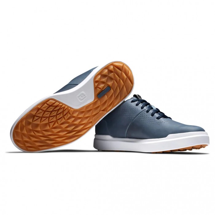 Zapatos Golf Sin Pinchos Footjoy Contour Casuales Hombre Azules | ES1469382