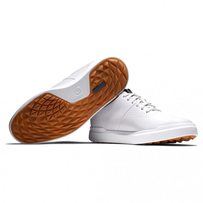 Zapatos Golf Sin Pinchos Footjoy Contour Casuales Hombre Blancas | ES2189504