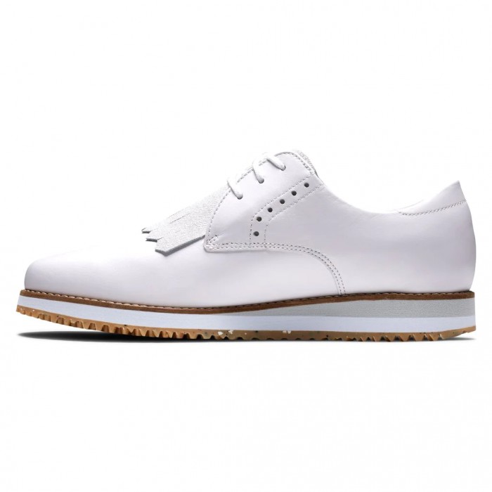 Zapatos Golf Sin Pinchos Footjoy Deporte Retro - Kiltie Mujer Blancas | ES2753164