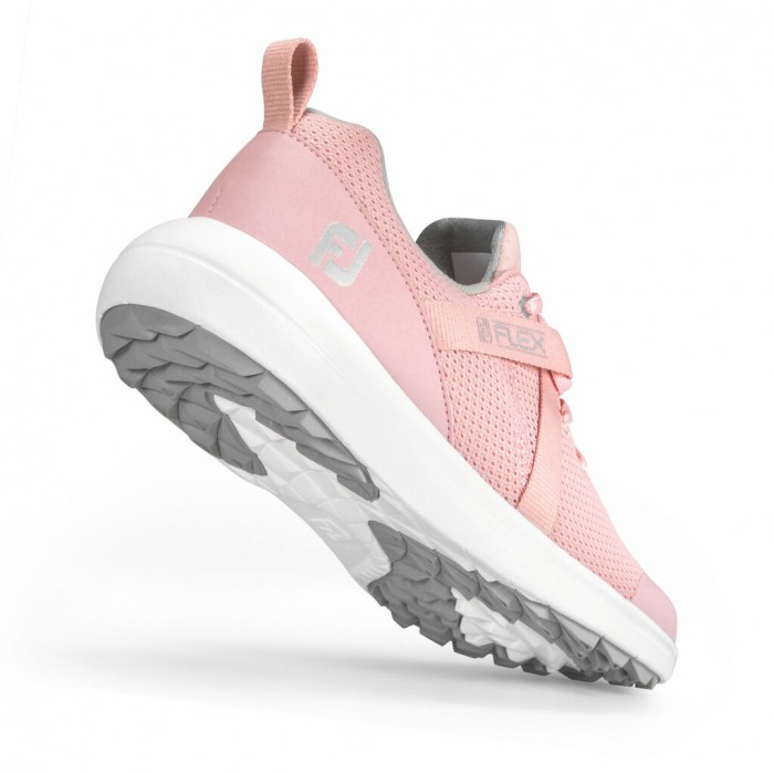 Zapatos Golf Sin Pinchos Footjoy FJ FLEX Mujer Rosas | ES7123569