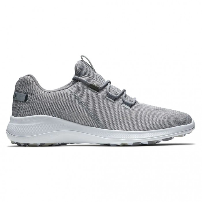 Zapatos Golf Sin Pinchos Footjoy Flex Coastal Hombre Gris Blancas | ES9370651