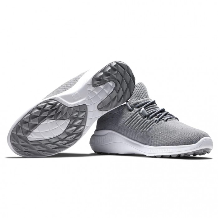 Zapatos Golf Sin Pinchos Footjoy Flex XP Mujer Gris | ES2709456