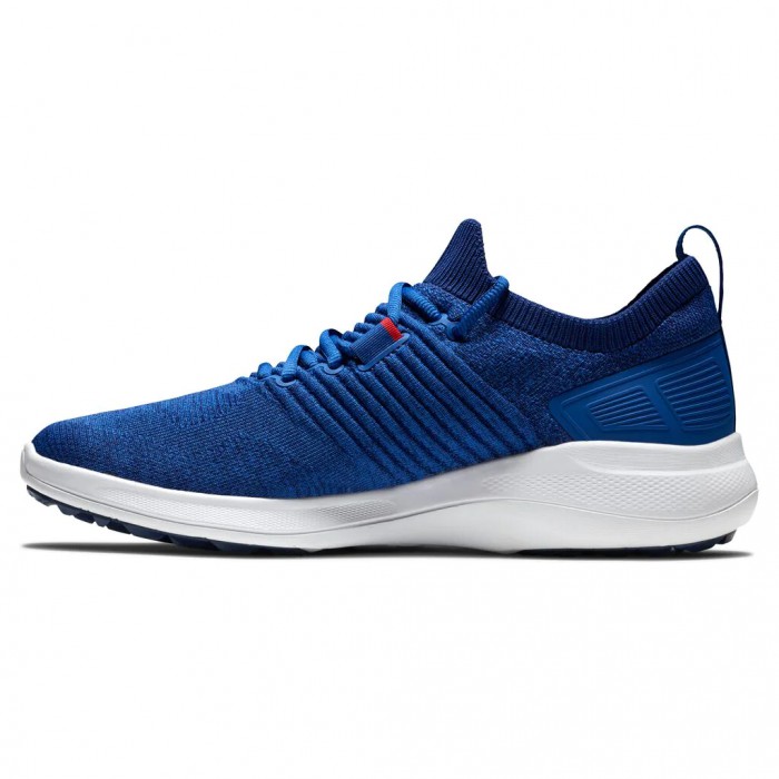 Zapatos Golf Sin Pinchos Footjoy Flex XP Hombre Azules | ES4728105