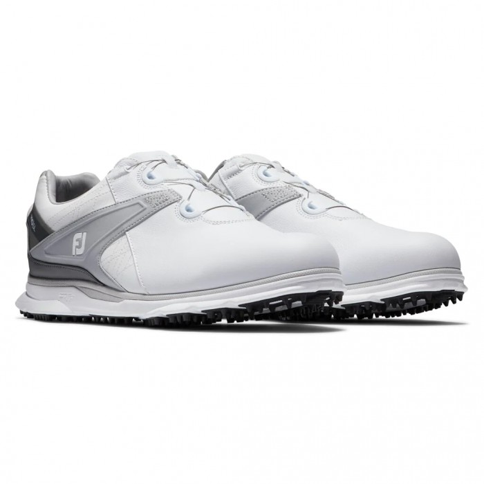 Zapatos Golf Sin Pinchos Footjoy Pro|SL BOA Hombre Blancas Gris | ES4138096