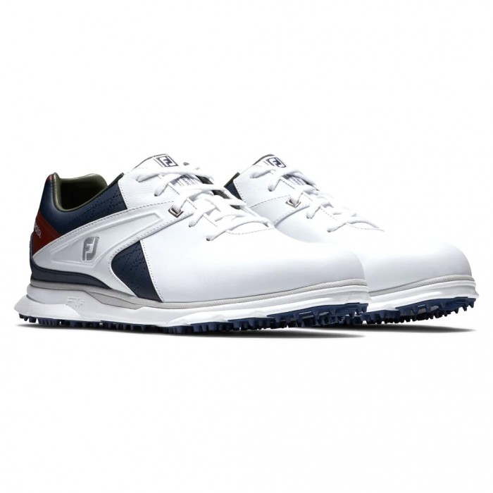 Zapatos Golf Sin Pinchos Footjoy Pro|SL Hombre Blancas Azul Marino Burdeos | ES6813579