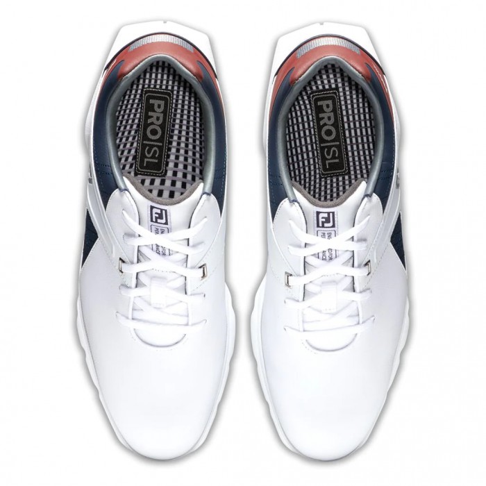 Zapatos Golf Sin Pinchos Footjoy Pro|SL Hombre Blancas Azul Marino Burdeos | ES6813579