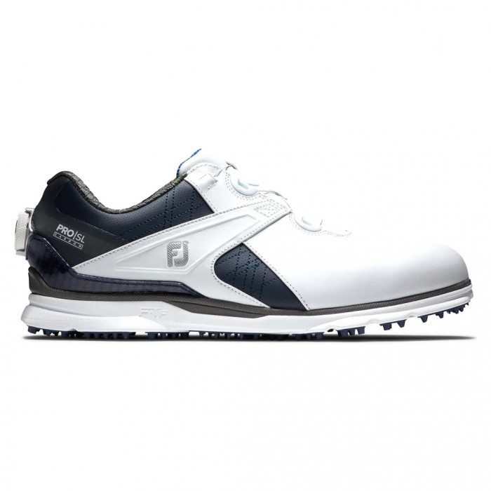 Zapatos Golf Sin Pinchos Footjoy Pro|SL Carbon BOA Hombre Blancas Azul Marino | ES7562980