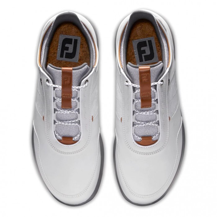 Zapatos Golf Sin Pinchos Footjoy Stratos Hombre Off-White | ES4386957