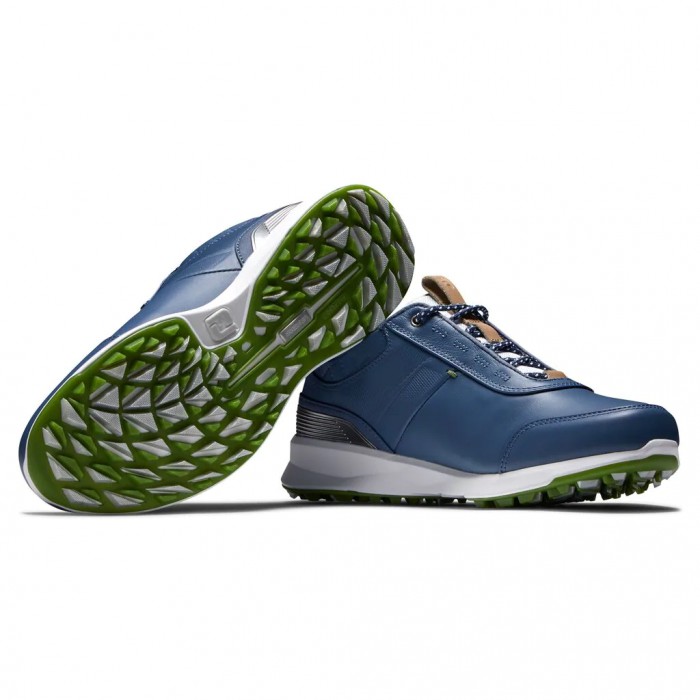 Zapatos Golf Sin Pinchos Footjoy Stratos Mujer Azules | ES4768920