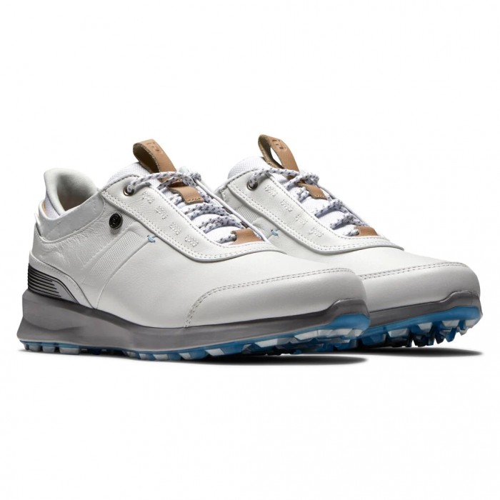 Zapatos Golf Sin Pinchos Footjoy Stratos Mujer Off-White | ES9206587