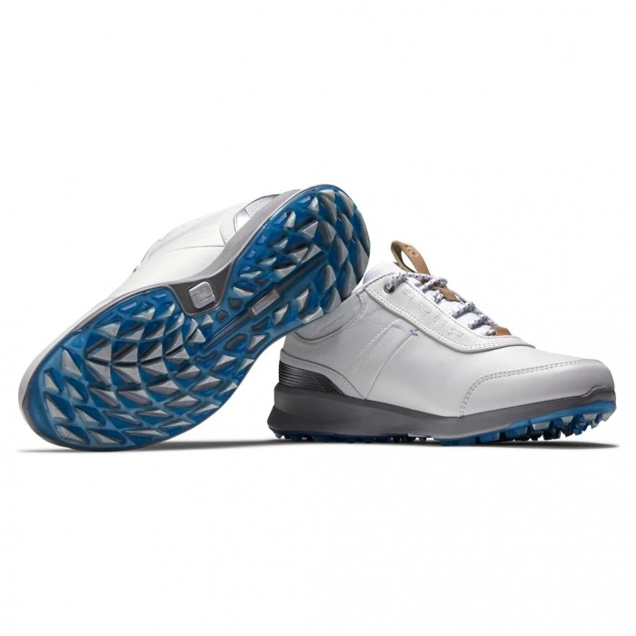 Zapatos Golf Sin Pinchos Footjoy Stratos Mujer Off-White | ES9206587