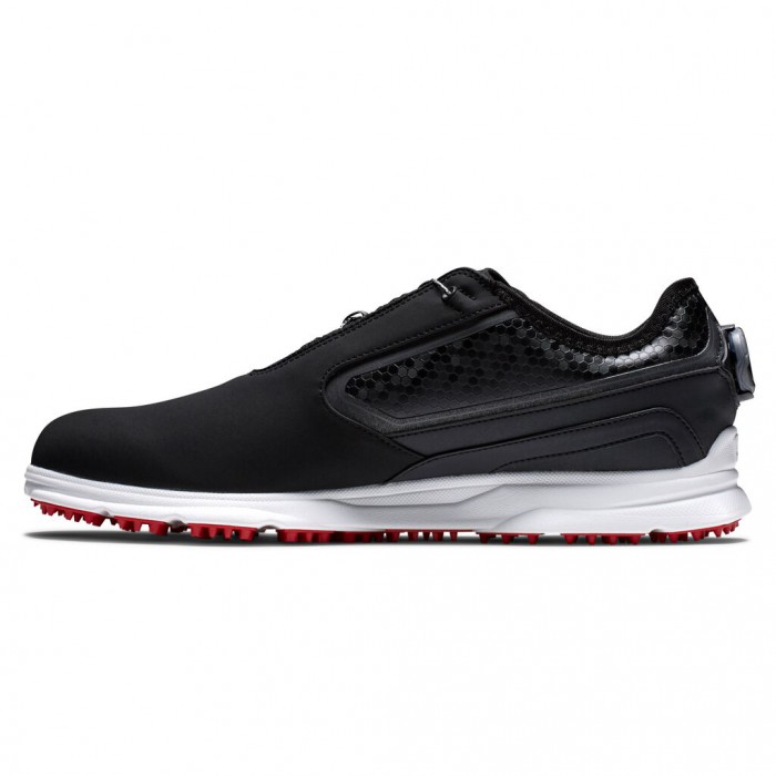 Zapatos Golf Sin Pinchos Footjoy Superlites XP BOA Hombre Negras | ES6248703