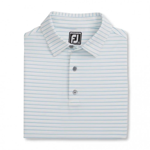 Camisas Footjoy Atléticos Fit Classic Stripe Self Collar Hombre Blancas Azules | ES3146508