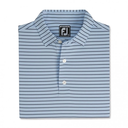 Camisas Footjoy Atléticos Fit Classic Stripe Self Collar Hombre Azul Marino | ES8320751