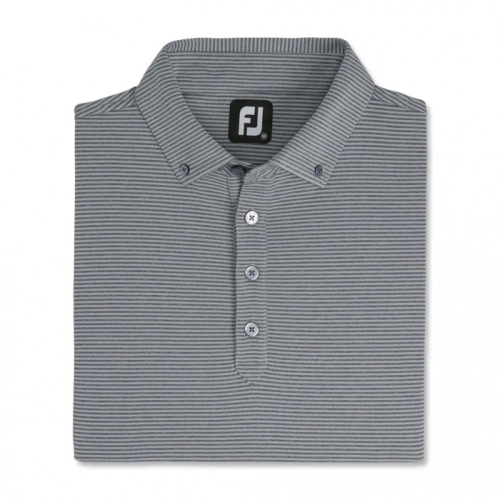 Camisas Footjoy Feeder Stripe Jersey Buttondown Collar Hombre Gris | ES3072456