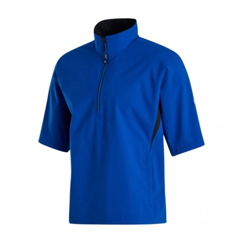 Camisas Footjoy HydroLite Corta Sleeve Hombre Azul Real Negras | ES1352478