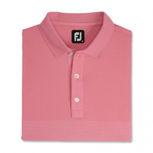 Camisas Footjoy Lisle Engineered Pin Stripe Self Collar Hombre Blancas | ES4567183