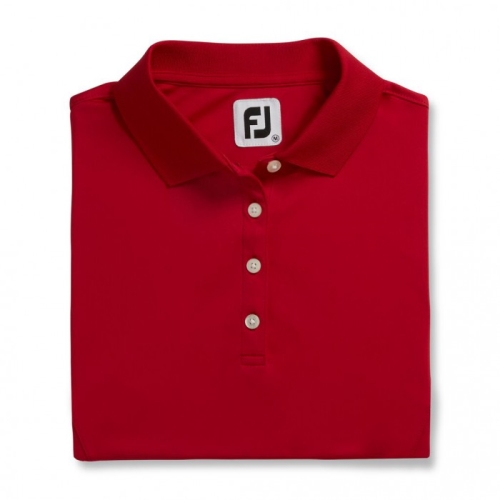 Camisas Footjoy ProDry Interlock Knit Collar Mujer Rojas | ES1836572