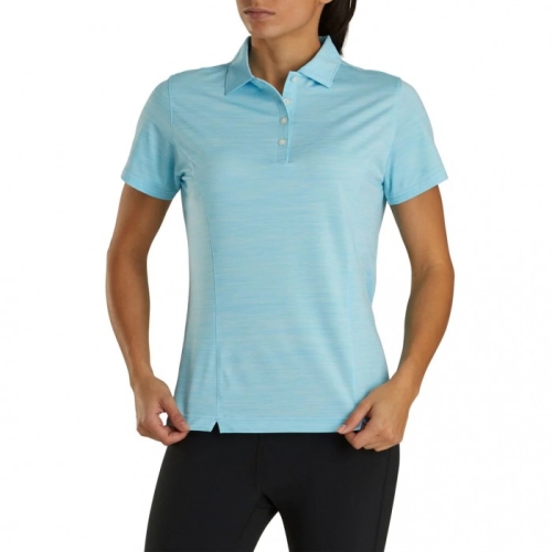 Camisas Footjoy ProDry Interlock Self Collar -Previous Season Estilo Mujer Azules Claro | ES2375410