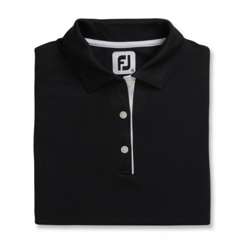 Camisas Footjoy ProDry Interlock Sin Manga Self Collar Mujer Negras | ES3720146