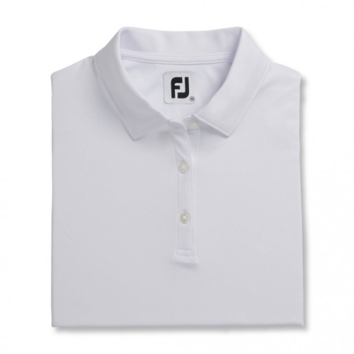 Camisas Footjoy ProDry Interlock Sin Manga Self Collar Mujer Blancas | ES7049568