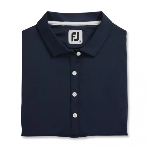 Camisas Footjoy Solid Lisle Sin Manga Mujer Azul Marino | ES2659841