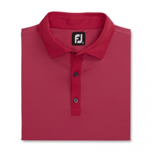 Camisas Footjoy Stretch Lisle Mini Check Print Hombre Rosas | ES9704862