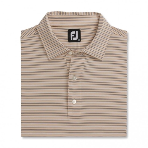 Camisas Footjoy Stretch Lisle Pinstripe Hombre Blancas | ES1730942