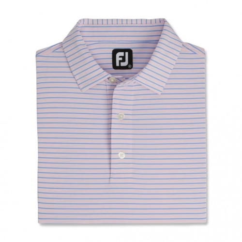 Camisas Footjoy Stretch Lisle Pinstripe Hombre Rosas Azules Blancas | ES9056347