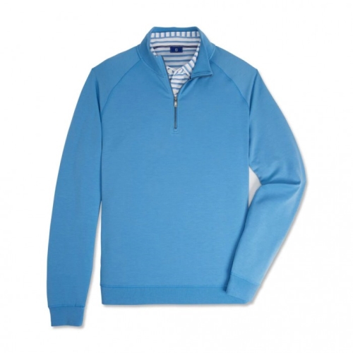 Chaquetas Footjoy Jersey Fleece Quarter-Zip Hombre Azules | ES4760583