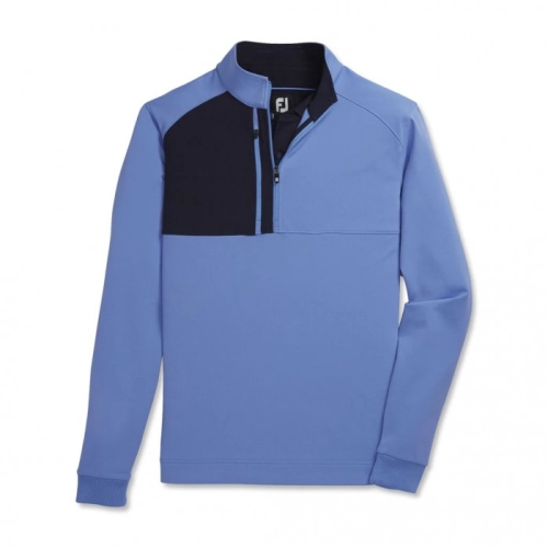 Chaquetas Footjoy Pique Deporte Mid-Layer Hombre Lagoon | ES9025317