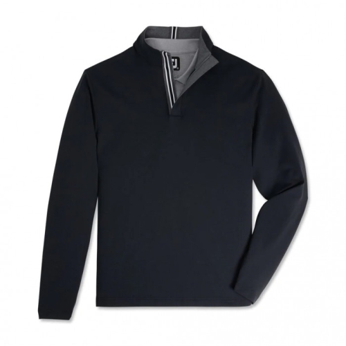 Chaquetas Footjoy Quarter-Zip Hombre Negras | ES7613894