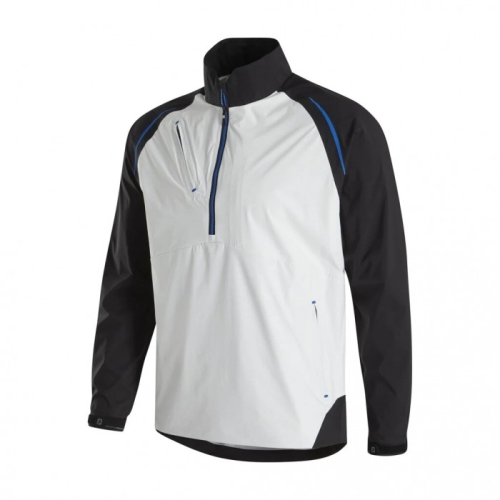 Chaquetas Footjoy Select LS Rain Hombre Negras Blancas Azul Real | ES9365824