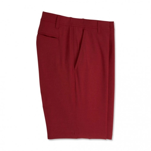 Pantalones Cortos Footjoy Stretch Woven Shorts 10" Inseam Hombre Heather Merlot | ES4908236