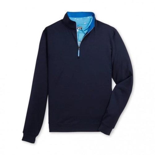 Pullover Footjoy Half-Zip Hombre Azul Marino | ES9042371