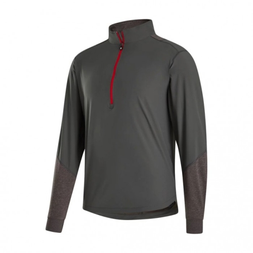 Pullover Footjoy HyperFlex Hombre Charcoal / Heather Charcoal | ES3456217