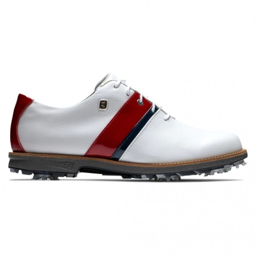 Zapatos Golf Con Pinchos Footjoy Premiere Series - Traditional Mujer Blancas Rojas Azul Marino | ES6102953