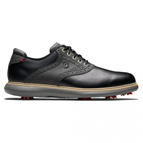 Zapatos Golf Con Pinchos Footjoy Traditions Hombre Negras | ES1204638