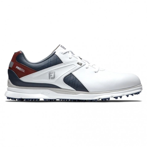 Zapatos Golf Sin Pinchos Footjoy Pro|SL Hombre Blancas Azul Marino Burdeos | ES6813579