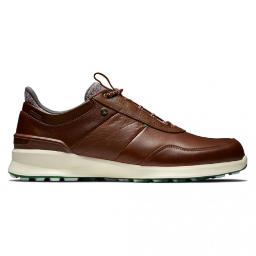 Zapatos Golf Sin Pinchos Footjoy Stratos Hombre Cognac | ES4705163